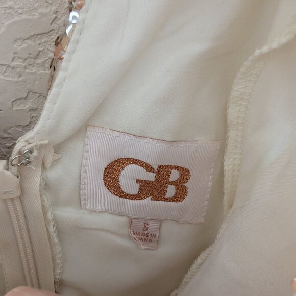 GB Gianni Bini Glam 1920's Great Gatsby Flapper Sequin Maxi Dress Size S - Picture 4 of 9